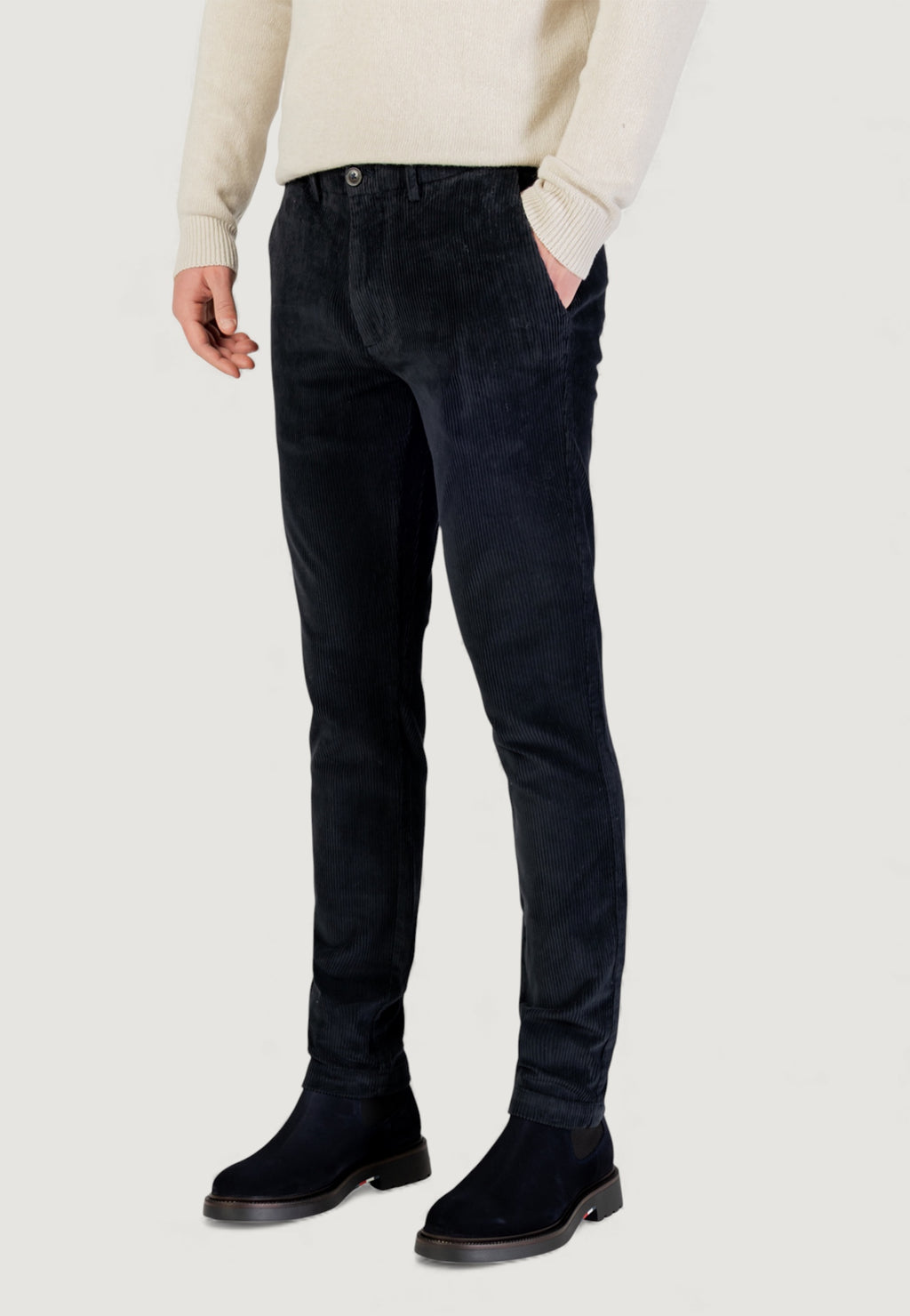 Pantaloni regular / comfort Borghese Velluto - Regular Fit