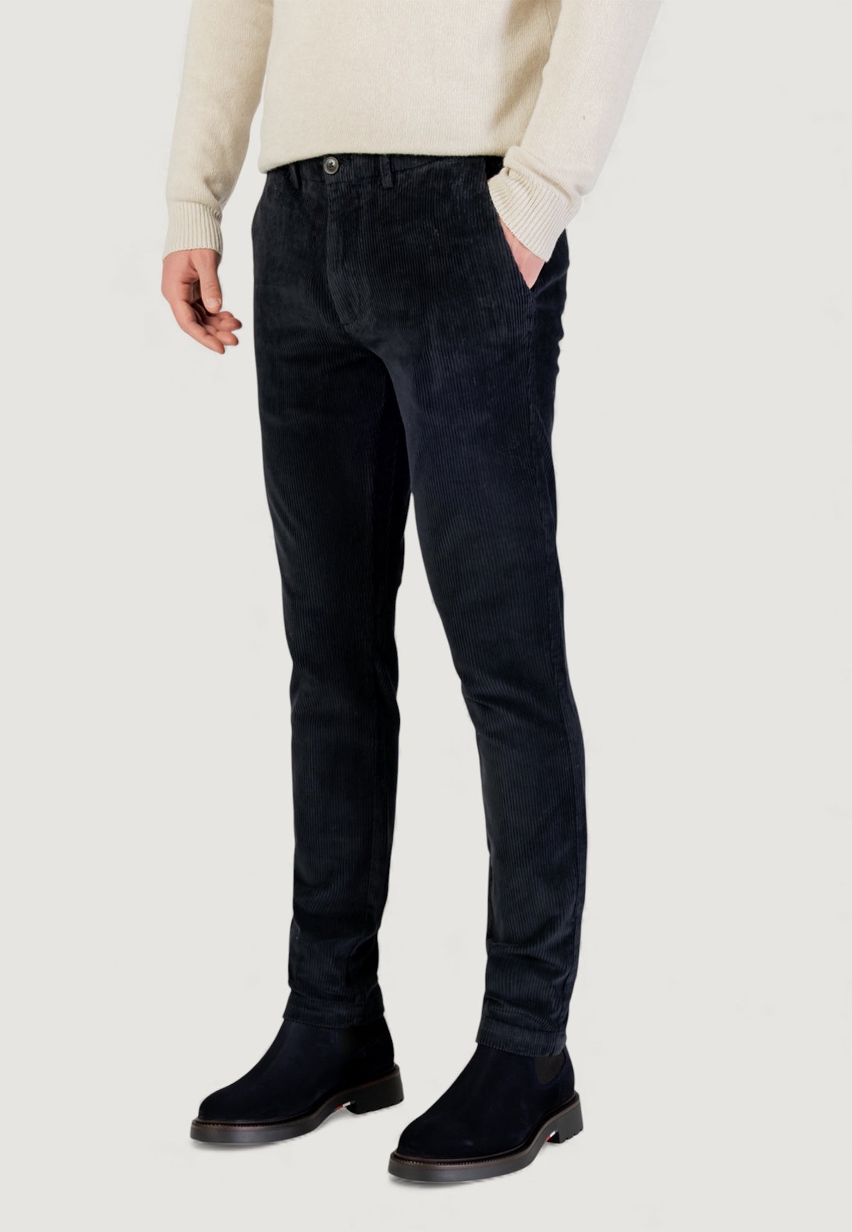 Pantaloni regular / comfort Borghese Velluto - Regular Fit