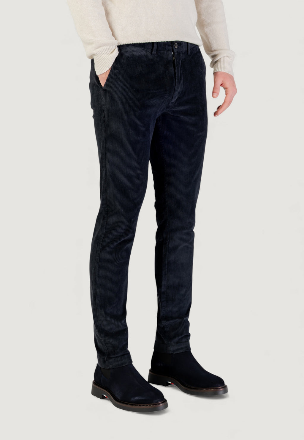 Pantaloni regular / comfort Borghese Velluto - Regular Fit