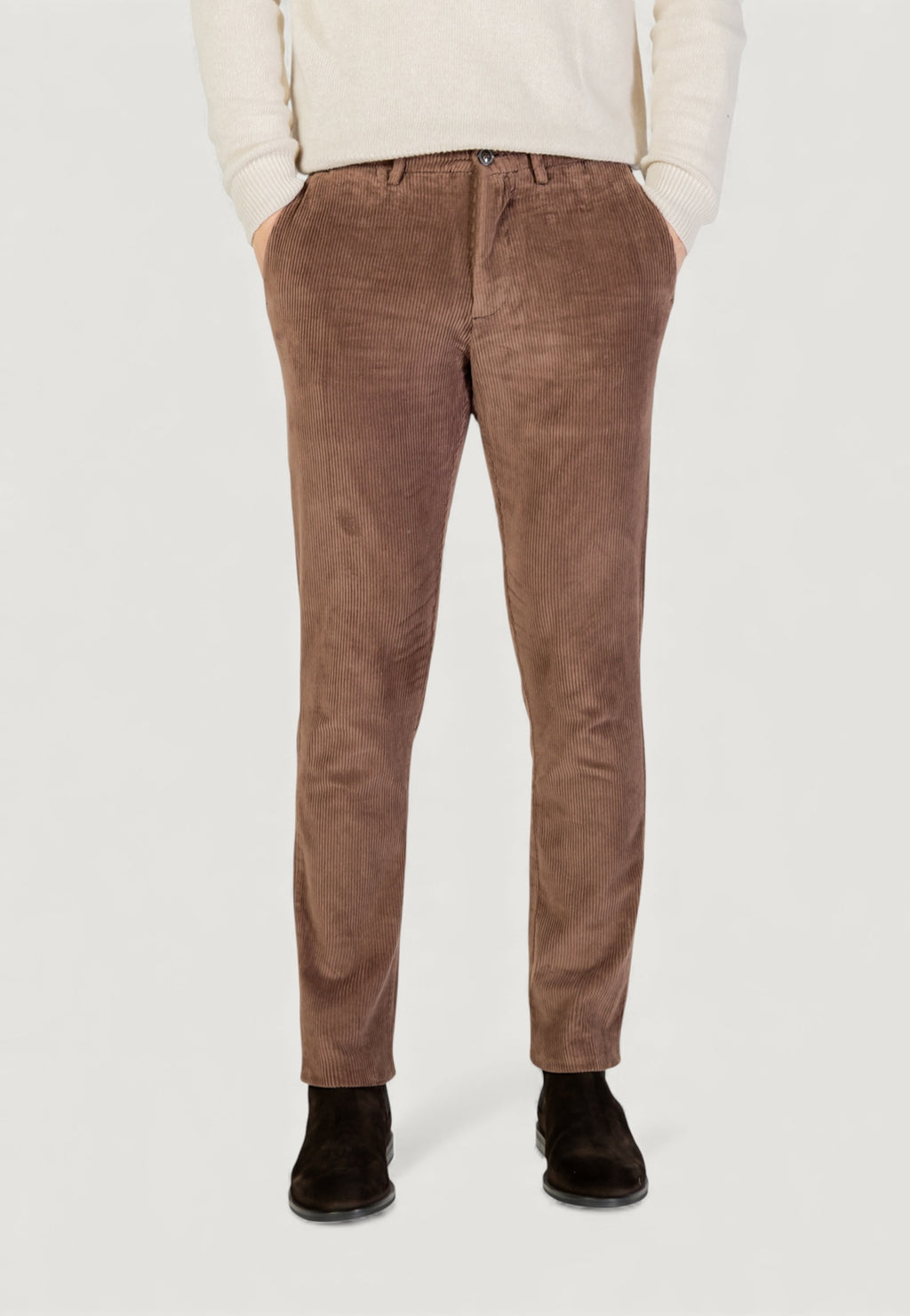 Pantaloni regular / comfort Borghese Velluto - Regular Fit