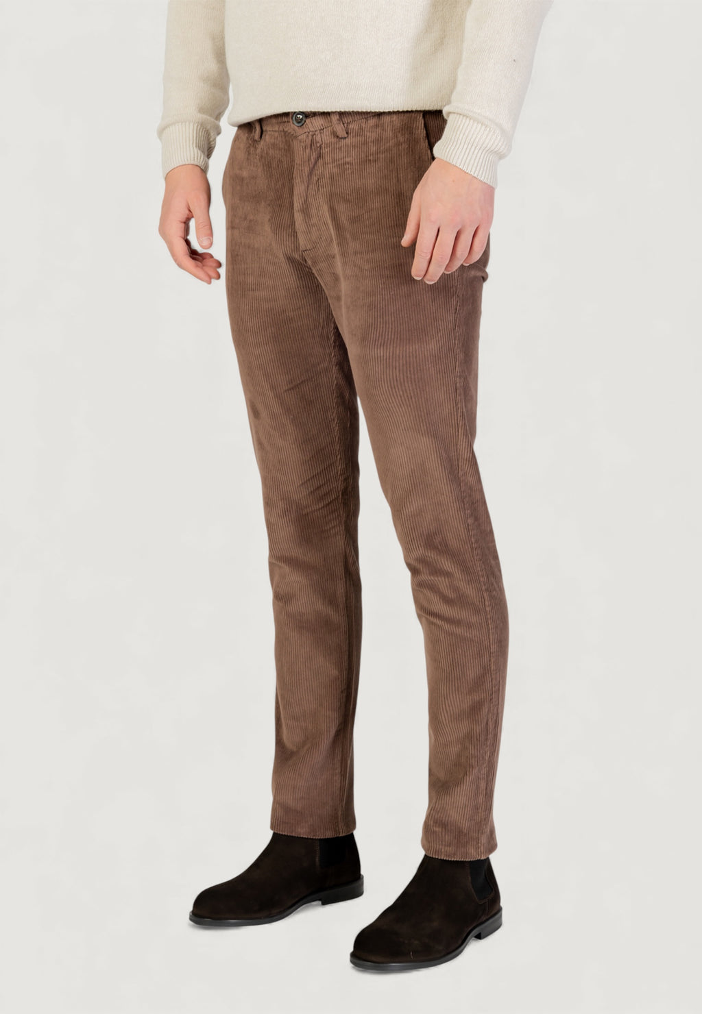Pantaloni regular / comfort Borghese Velluto - Regular Fit