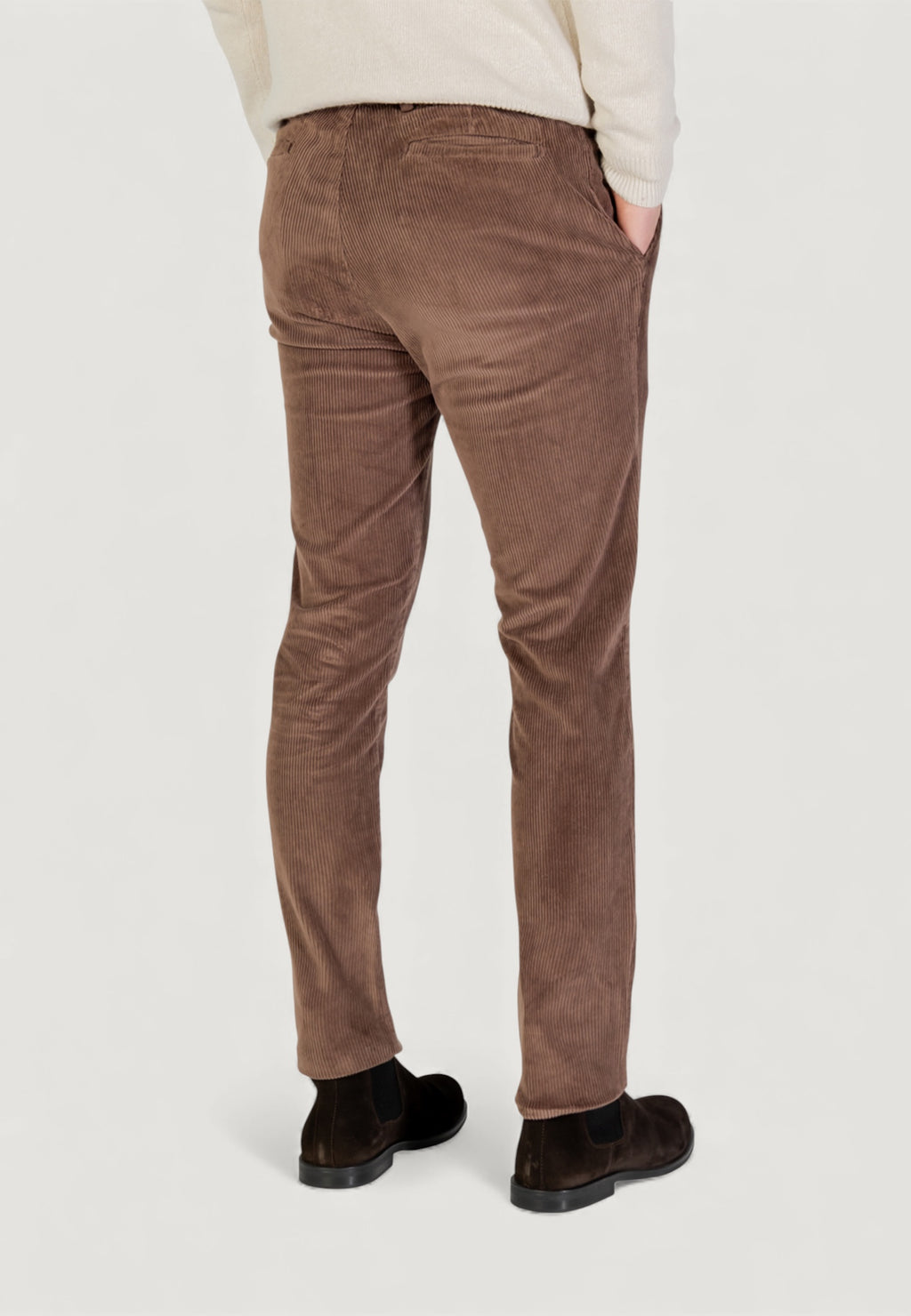 Pantaloni regular / comfort Borghese Velluto - Regular Fit