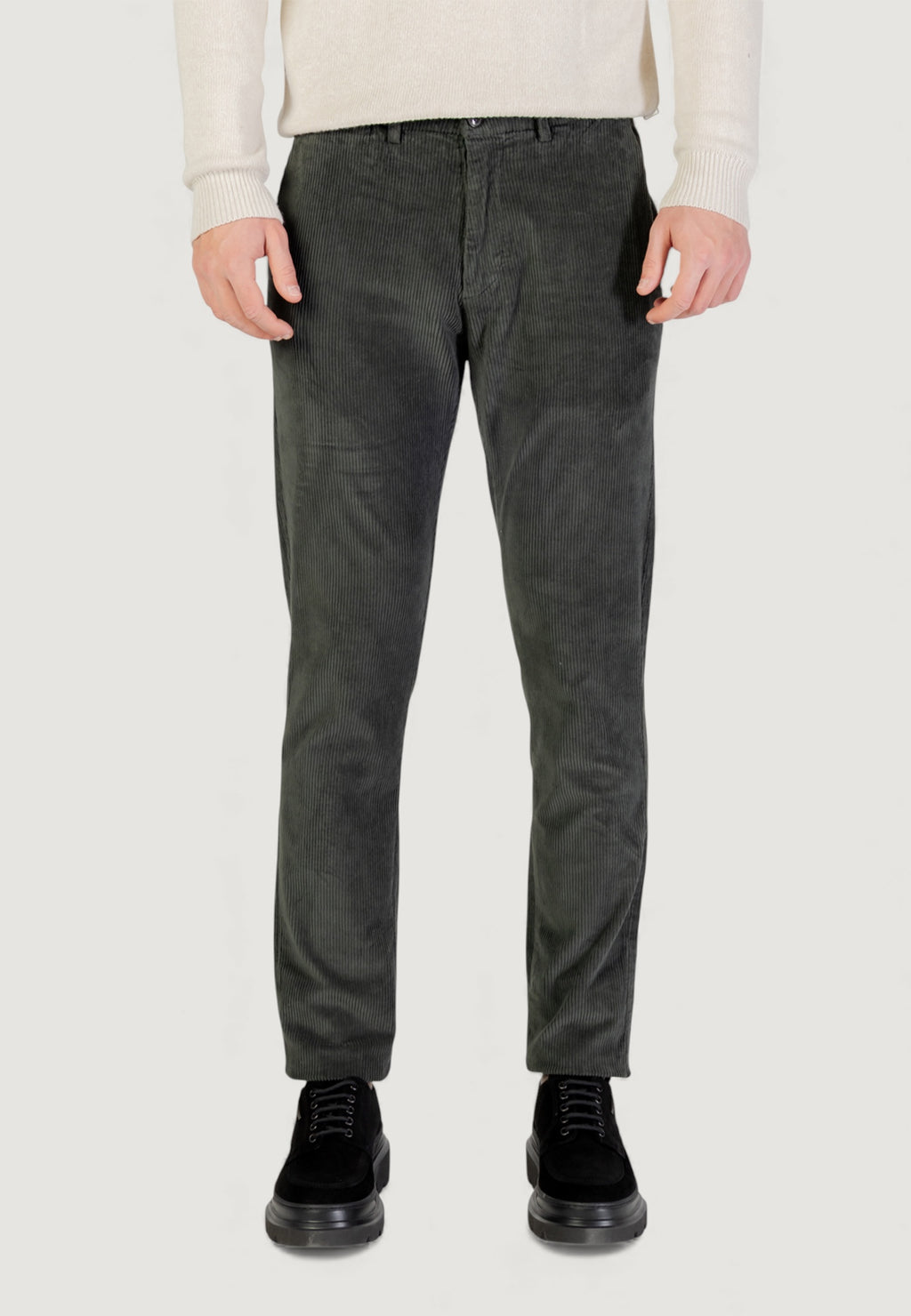 Pantaloni regular / comfort Borghese Velluto - Regular Fit