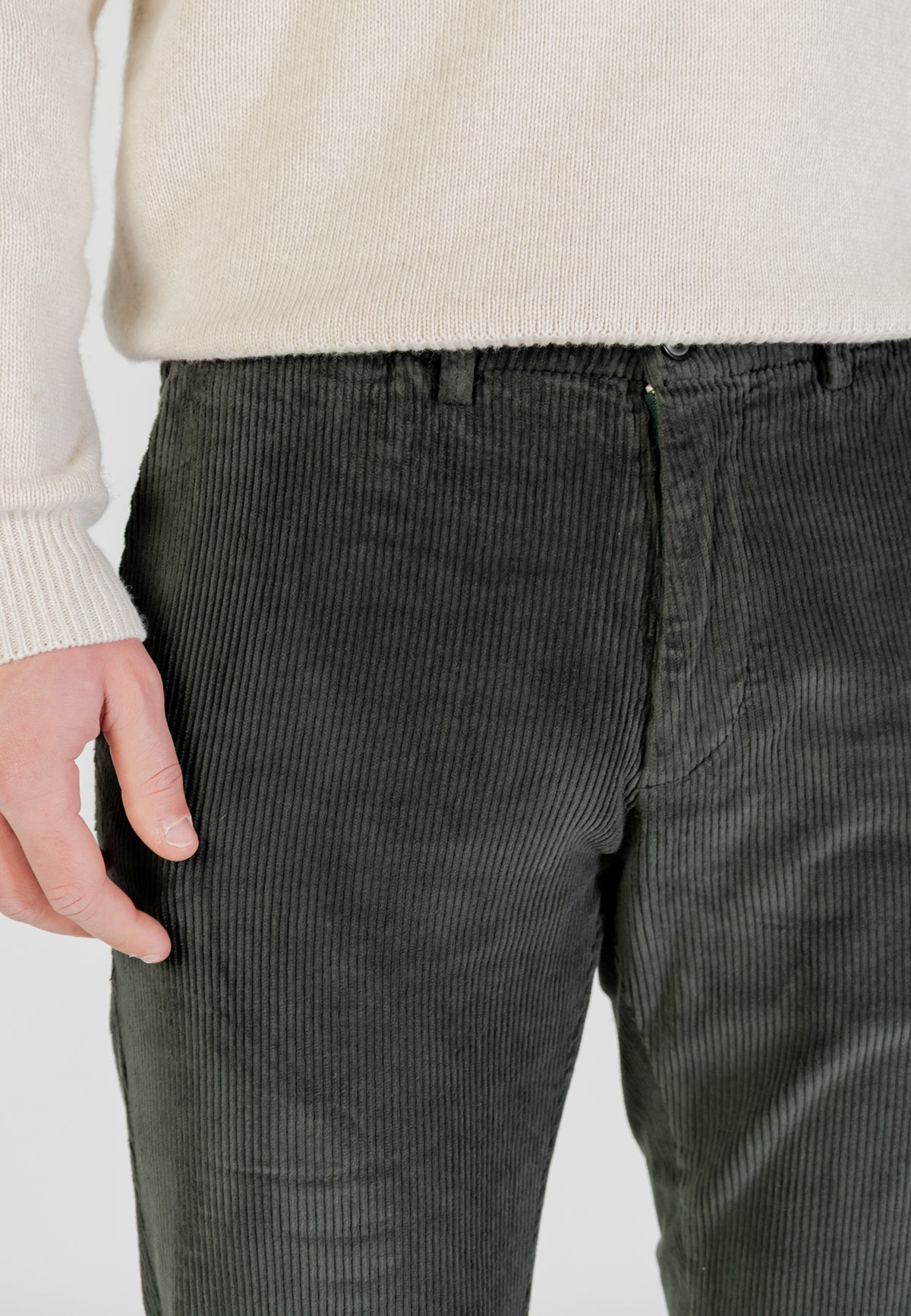 Pantaloni regular / comfort Borghese Velluto - Regular Fit