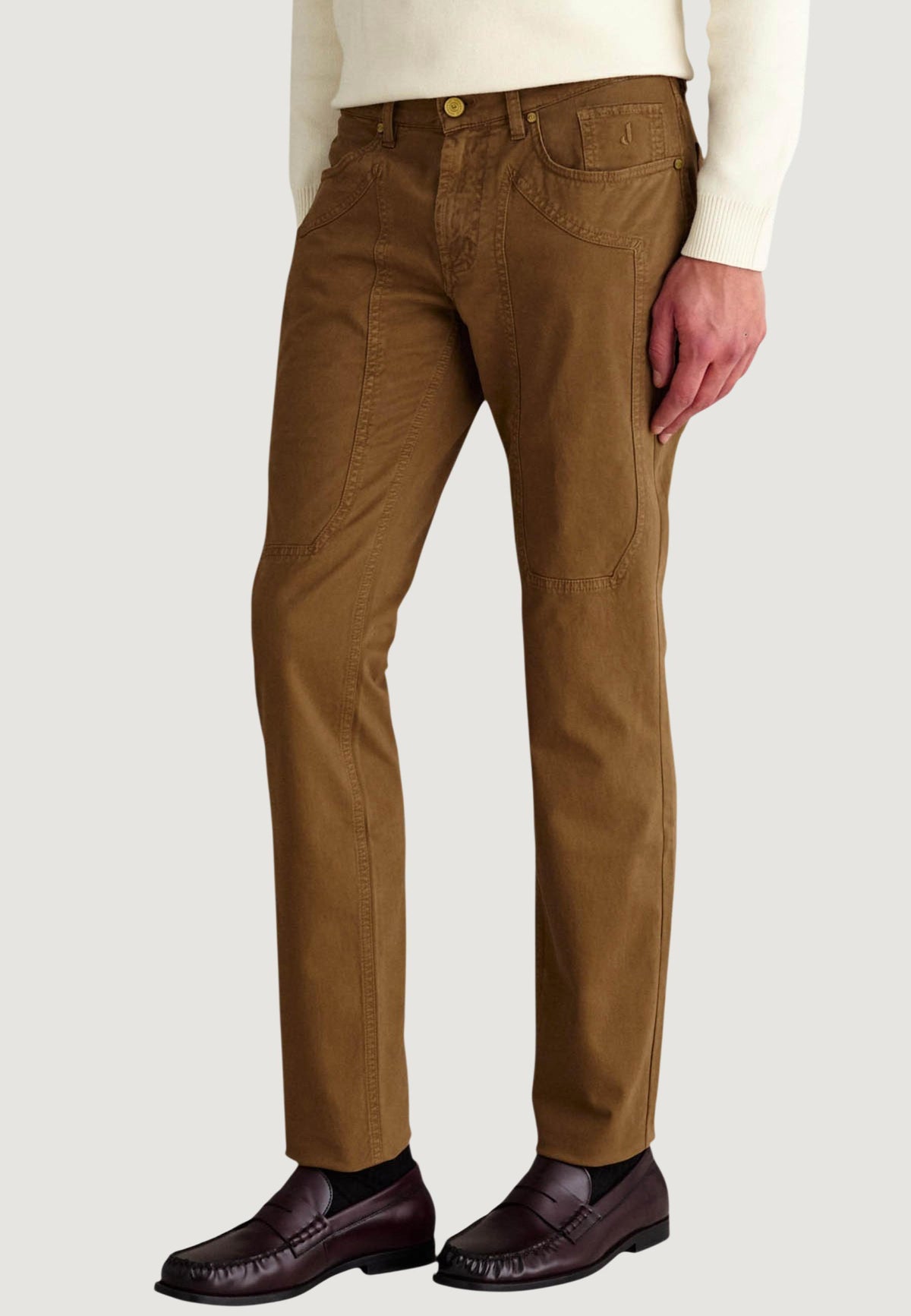 Pantaloni slim Jeckerson JOHN 5 TASCHE TOPPA