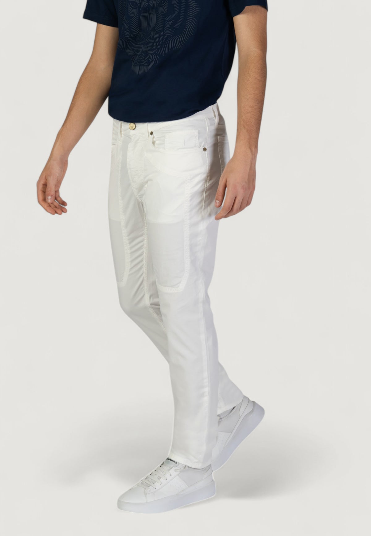 Pantaloni slim Jeckerson JOHN 5 TASCHE TOPPA