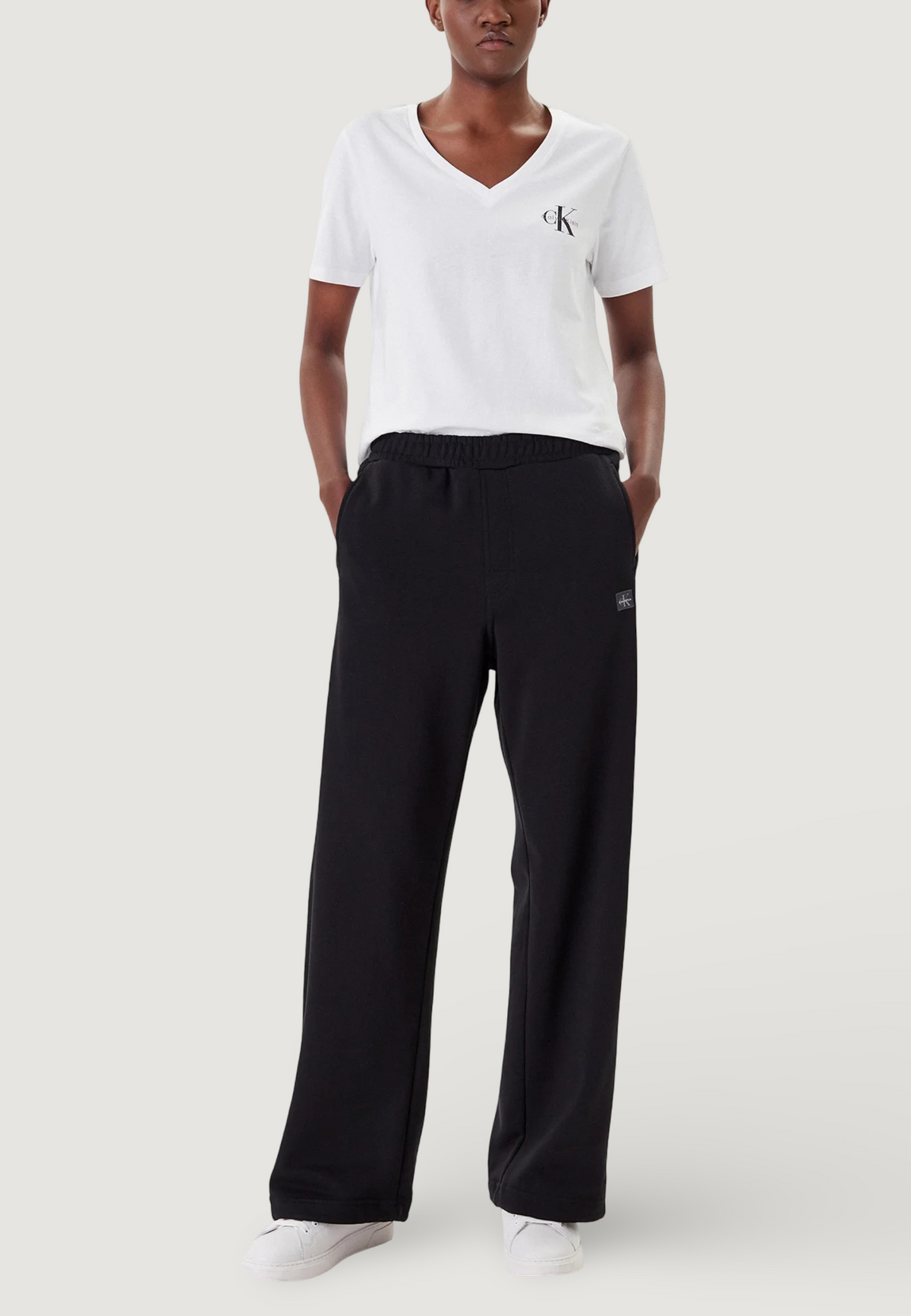 Pantaloni sportivi Calvin Klein Jeans A- FRENCH TERRY BADG