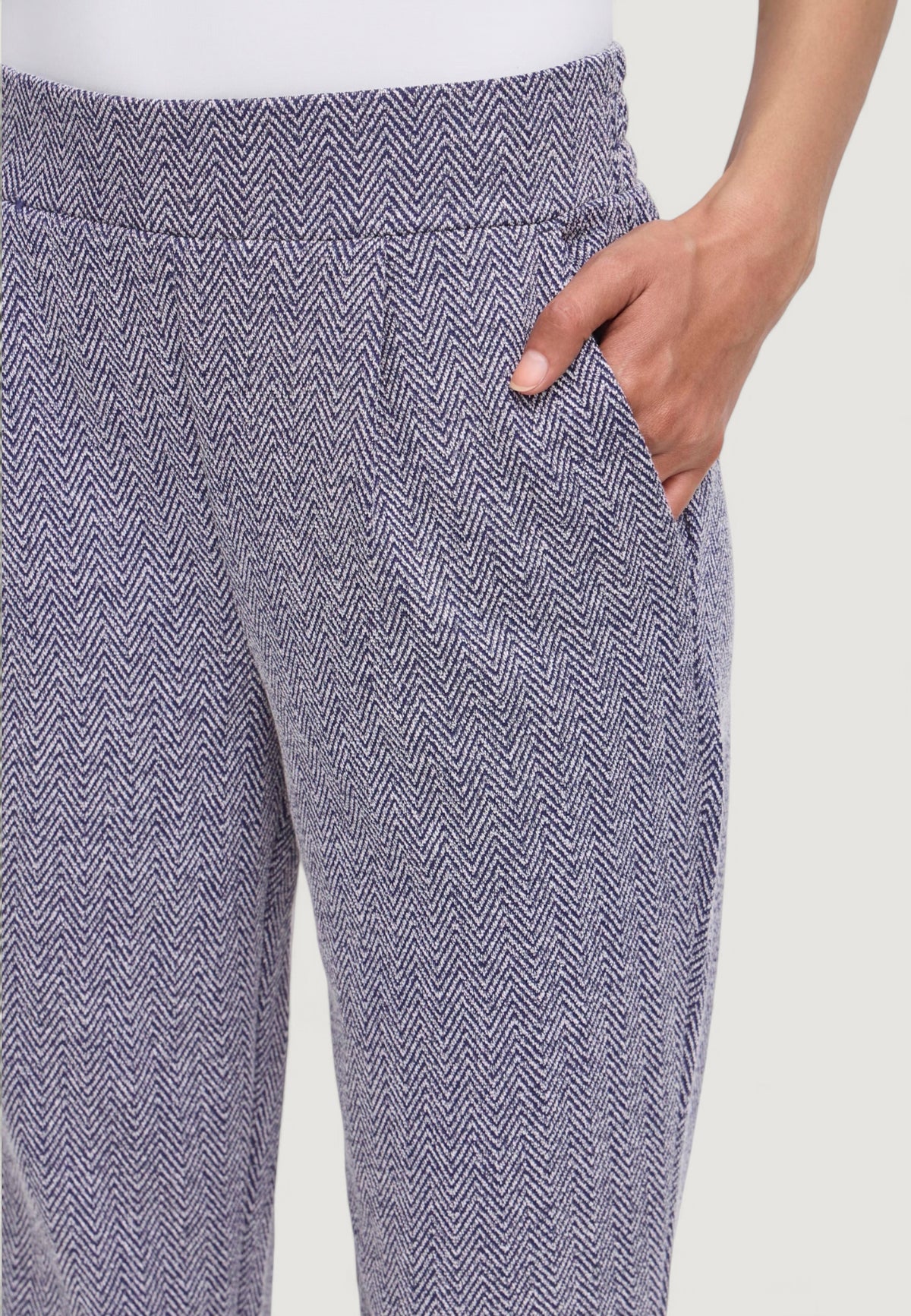 Pantaloni skinny Ichi IHKATE JACQUARD PA8