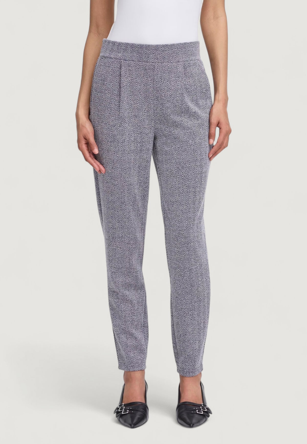 Pantaloni skinny Ichi IHKATE JACQUARD PA8