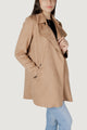 Trench Street One Open Velours Trenchcoat