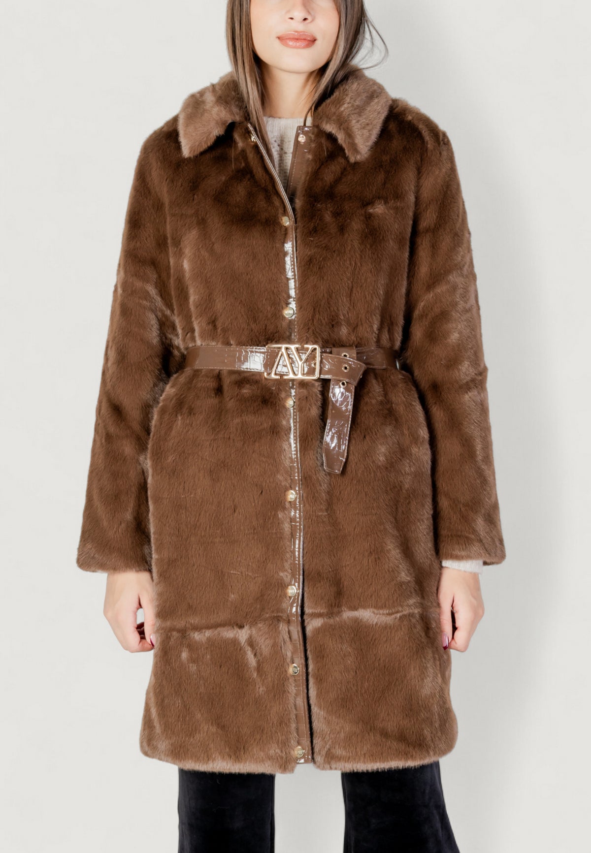 Ecologic fur coats Ayfee GIACCA LUNGA FAKE FUR