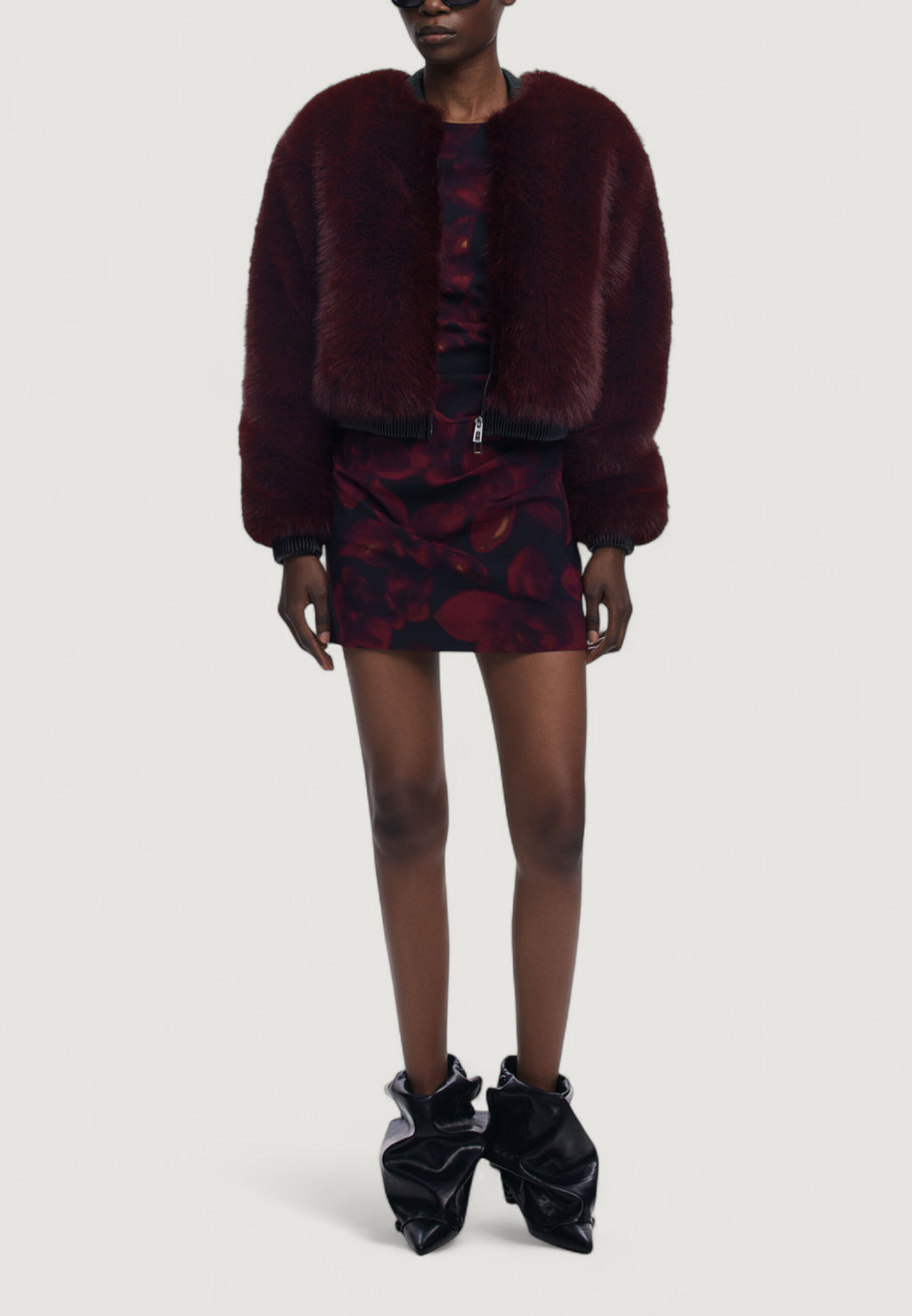 Pelliccia ecologica Desigual CHAQ_RASPBERRY