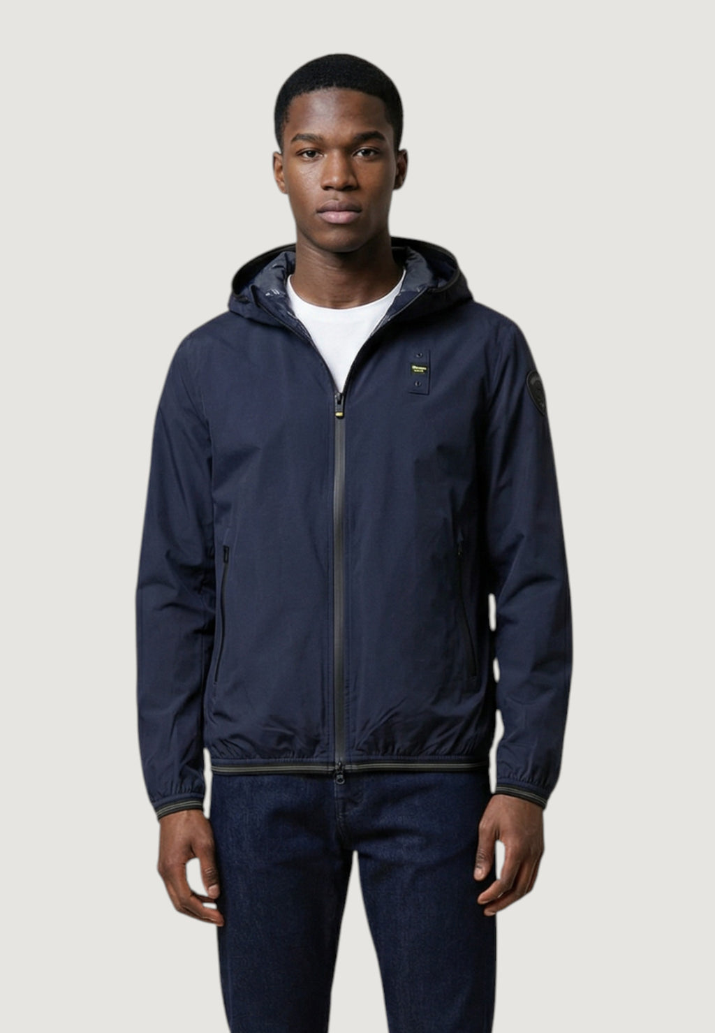 Down Jacket Blauer. FARRIN