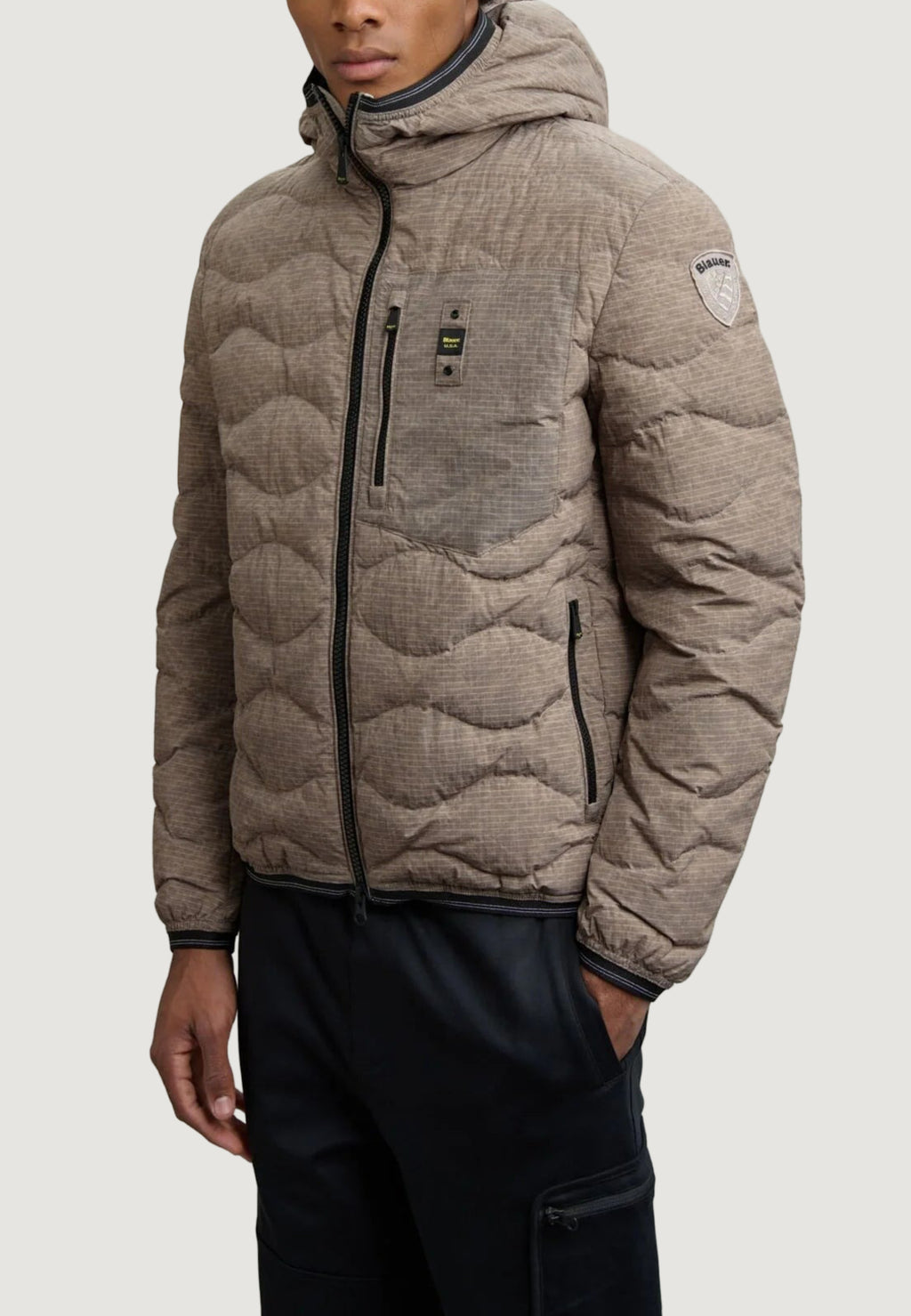 Down Jacket Blauer. WAVE