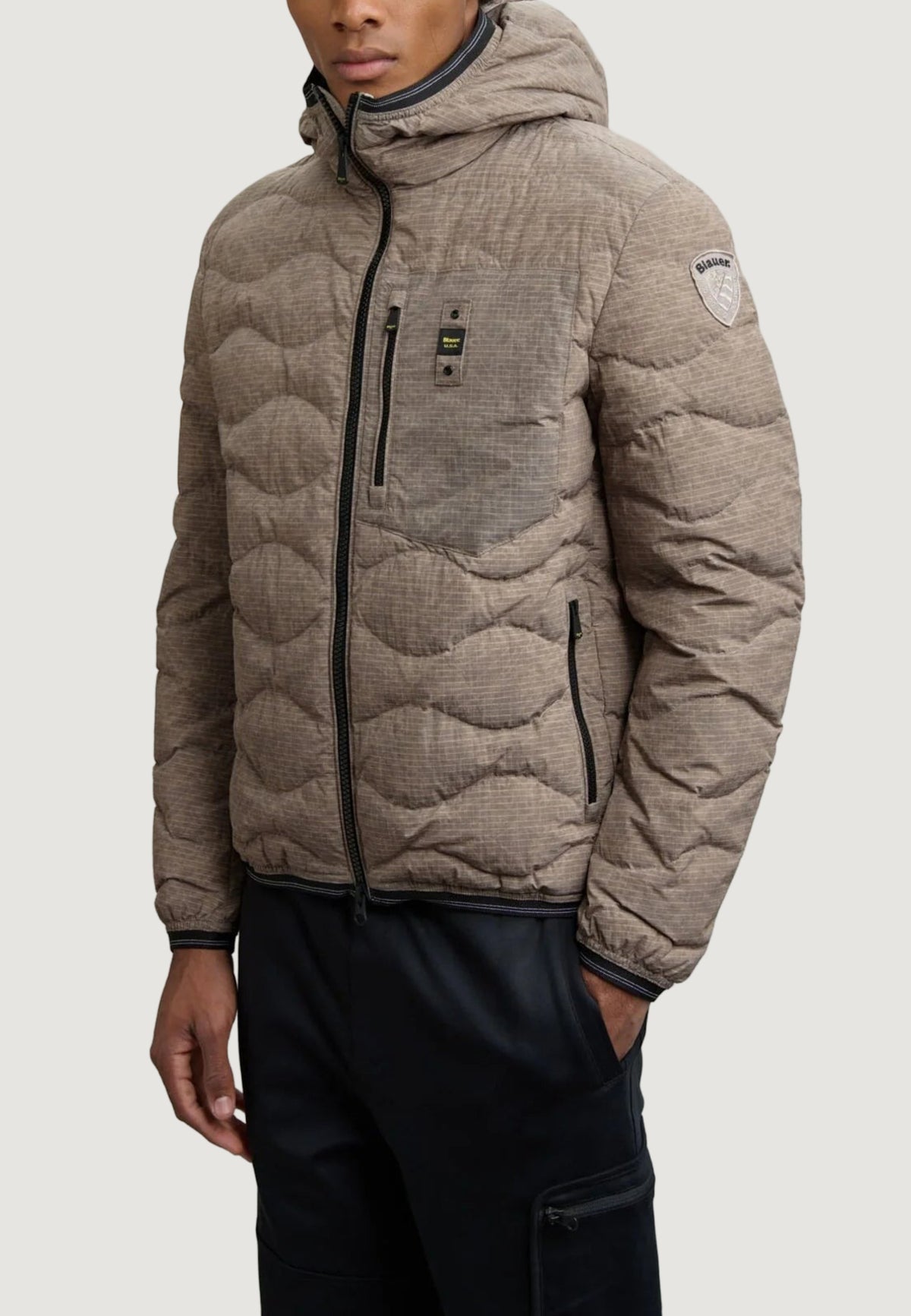 Down Jacket Blauer. WAVE