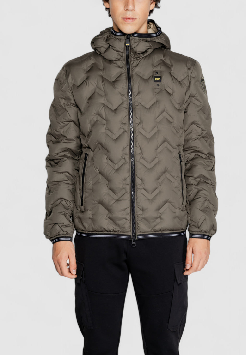 Down Jacket Blauer. PIER