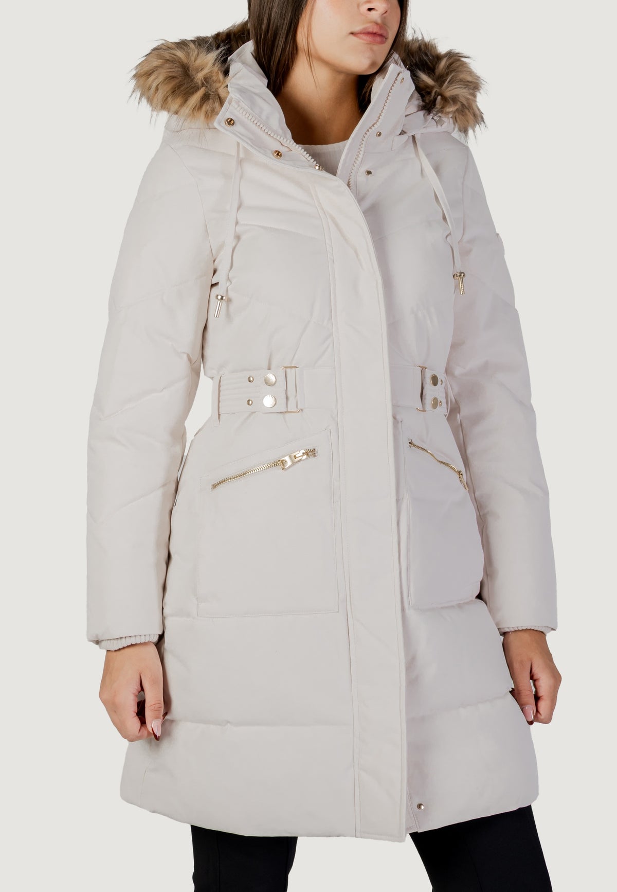 Piumino Guess FATEMA  BELTED PUFFER