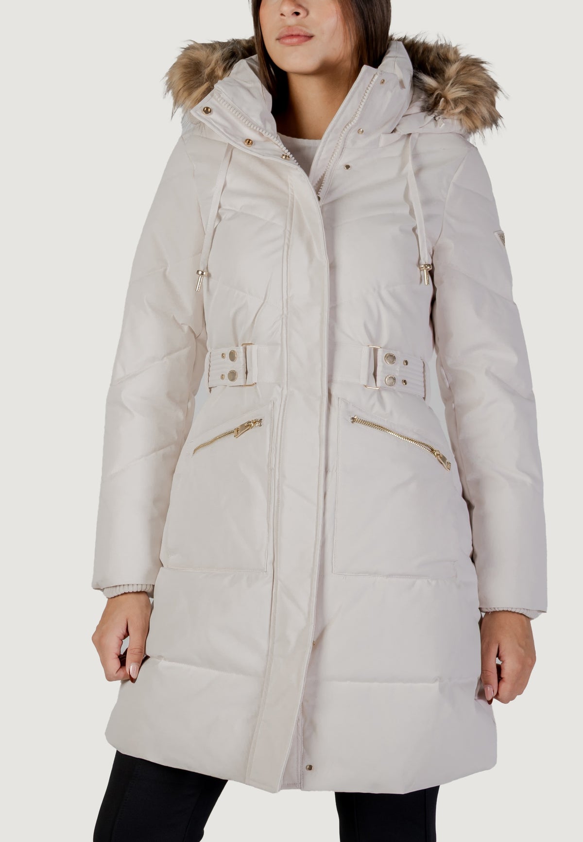 Piumino Guess FATEMA  BELTED PUFFER