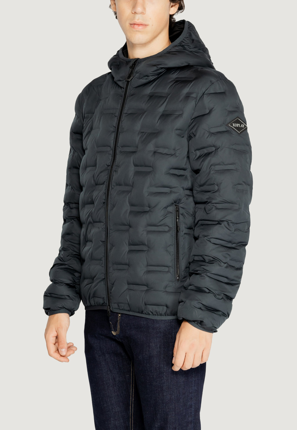 Down Jacket Replay RECYCLED FINE POLY