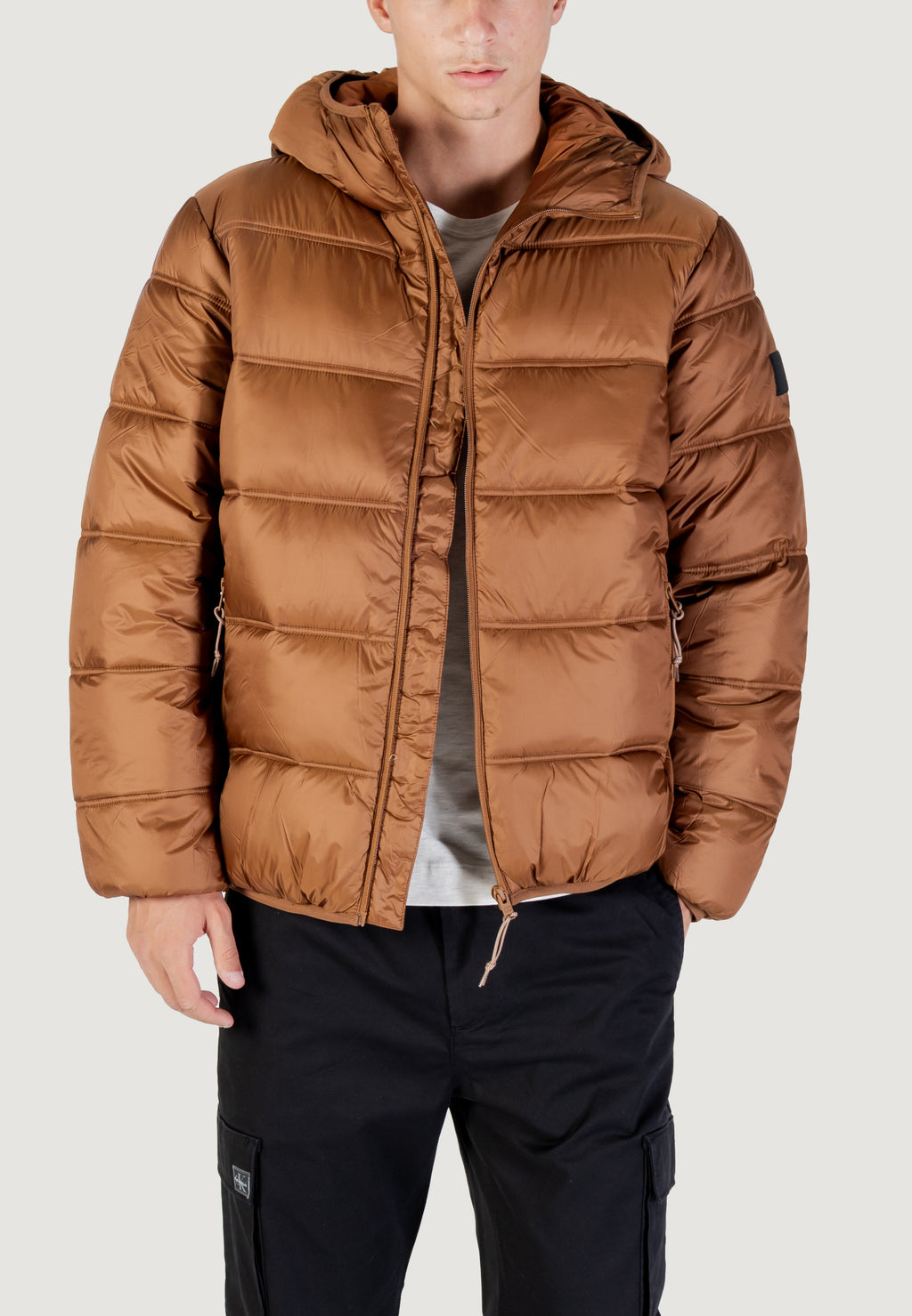 Down Jacket Tommy Hilfiger Jeans TJM HOODED LOGO PUFF