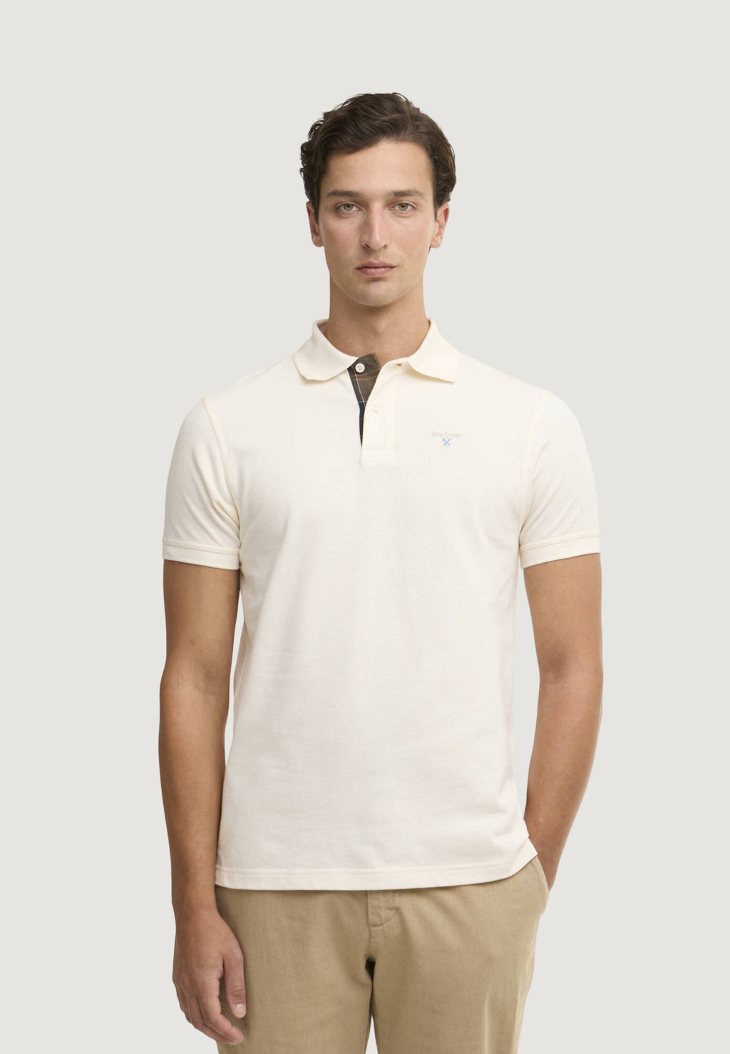Polo manica corta Barbour TARTAN PIQUE