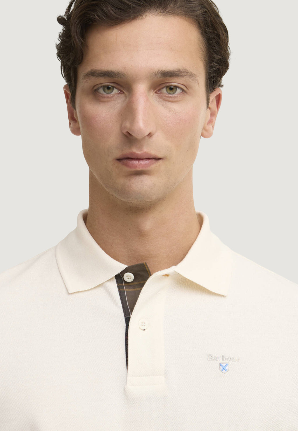 Polo manica corta Barbour TARTAN PIQUE