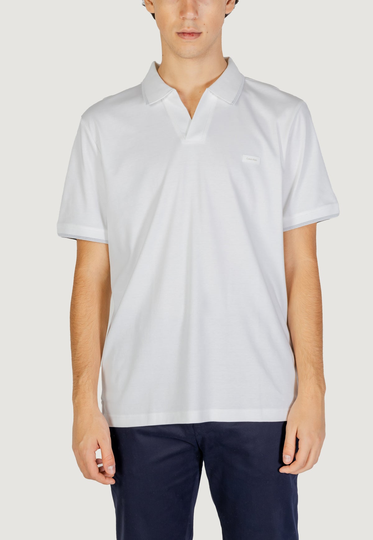 Polo manica corta Calvin Klein Jeans SMOOTH COTTON OPEN