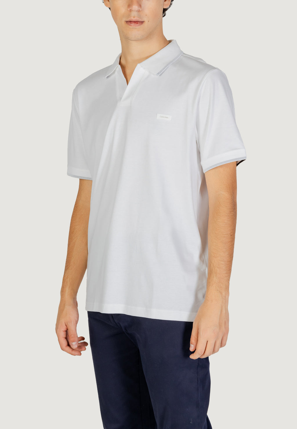 Polo manica corta Calvin Klein Jeans SMOOTH COTTON OPEN