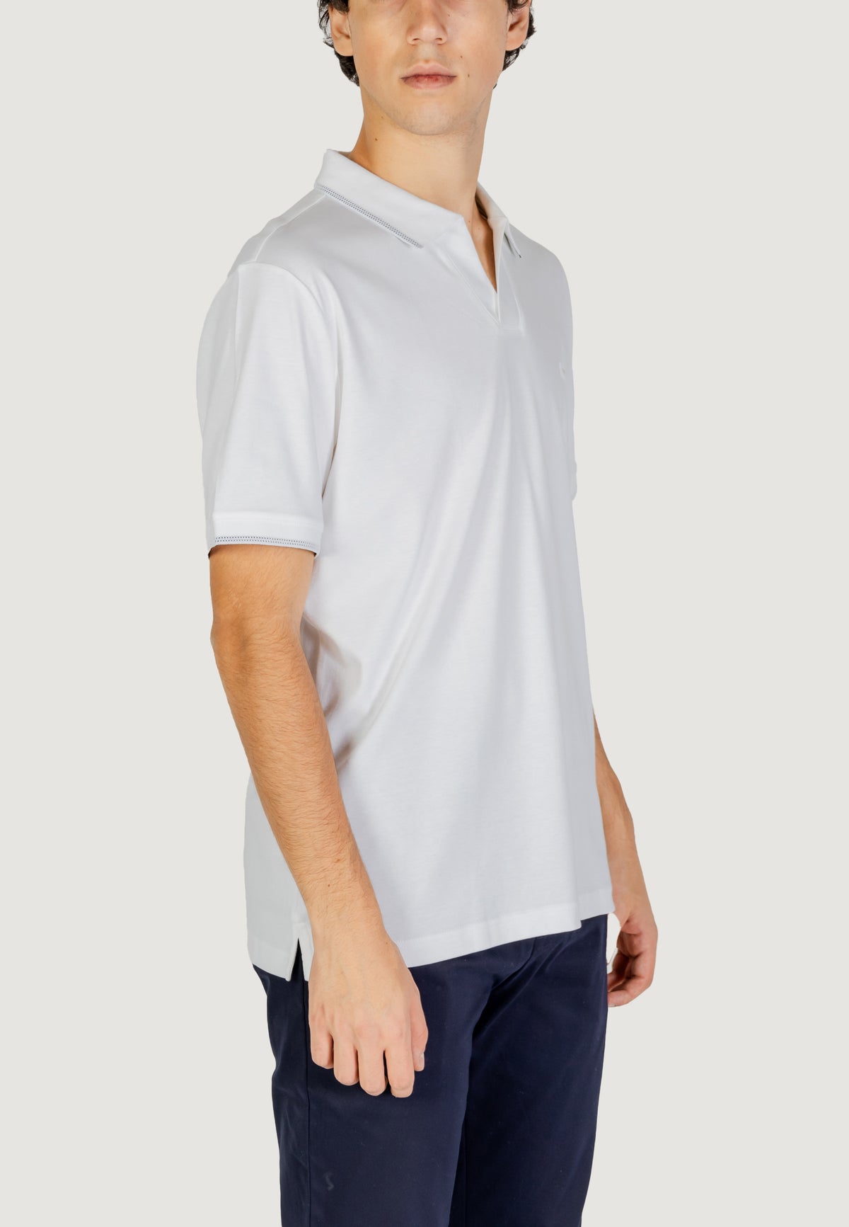 Polo manica corta Calvin Klein Jeans SMOOTH COTTON OPEN