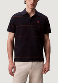 Polo manica corta Calvin Klein Jeans SS CROSS GRAIN STRIP