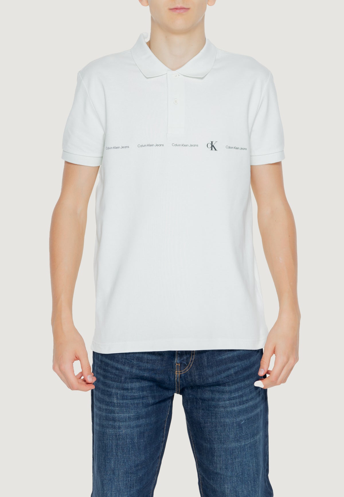 Polo manica corta Calvin Klein Jeans LOGO REPEAT