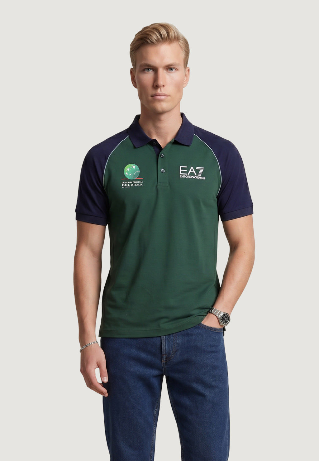 Polo manica corta EA7 Lines Men