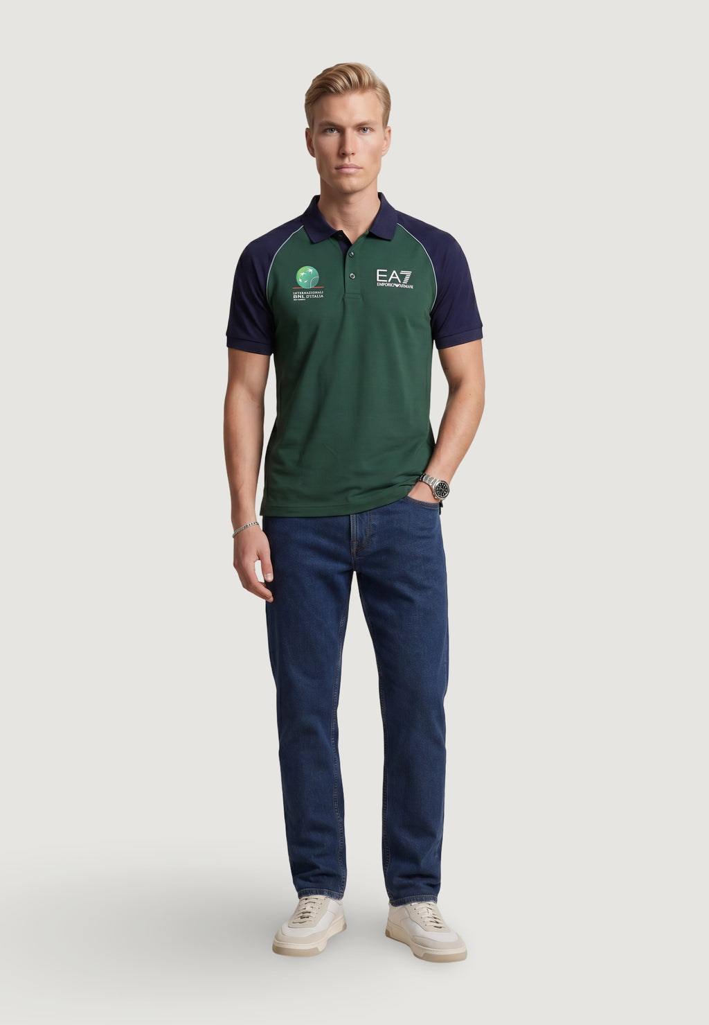 Polo manica corta EA7 Lines Men