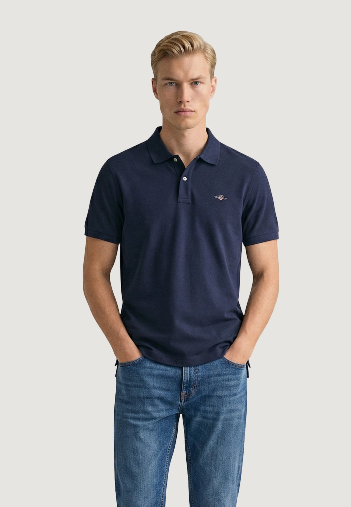 Polo manica corta Gant REG SHIELD SS PIQUE POLO