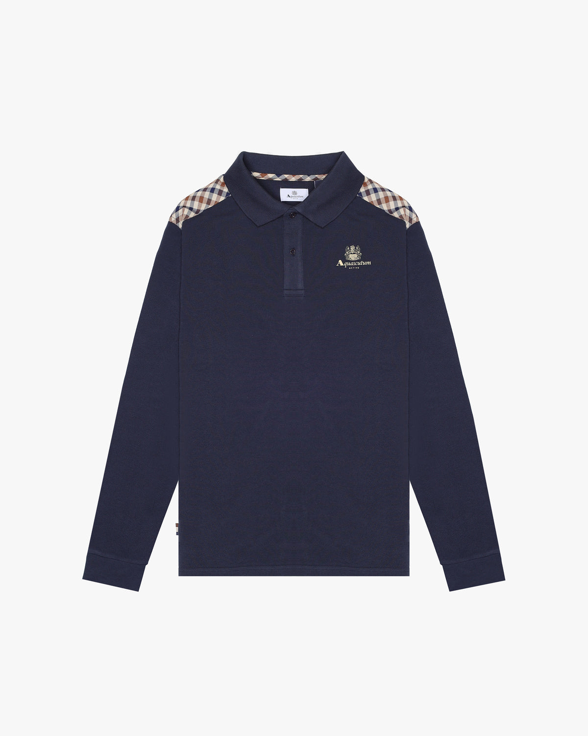 Polo manica lunga Aquascutum Active STRIPES PIQUET POLO L/S