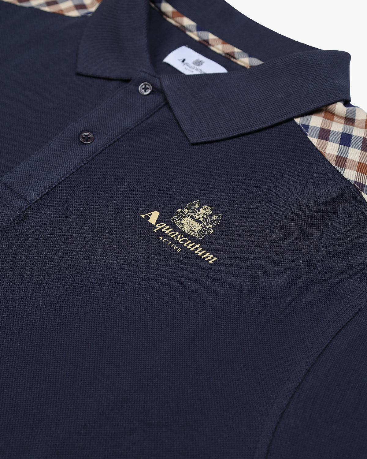 Polo manica lunga Aquascutum Active STRIPES PIQUET POLO L/S