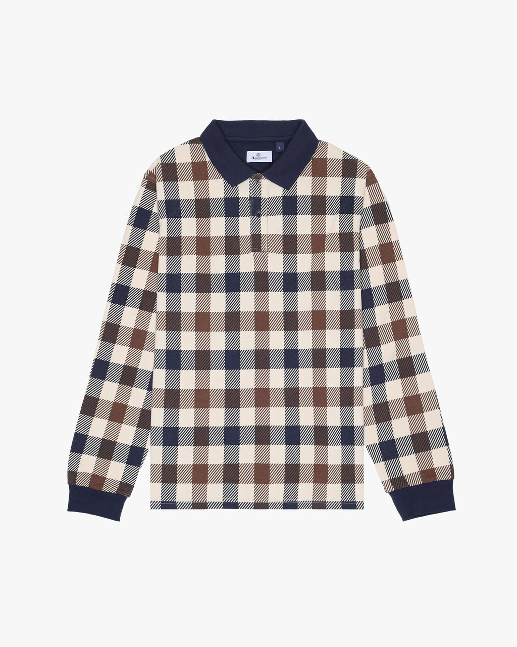 Polo shirt Aquascutum Active MACRO ICONIC POLO L/S