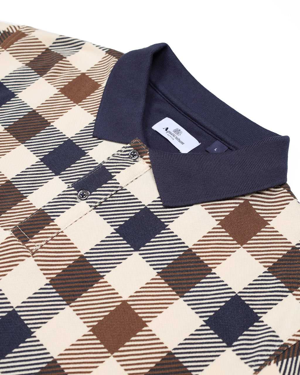 Polo shirt Aquascutum Active MACRO ICONIC POLO L/S
