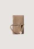 Portafoglio medio Calvin Klein EMBLEM HW PEBBLE  ON STRAP