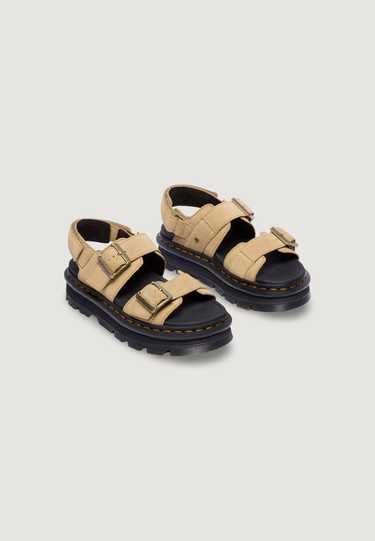 Sandali Dr. Martens Zebzag Sandal Savannah Tan Eh Suede