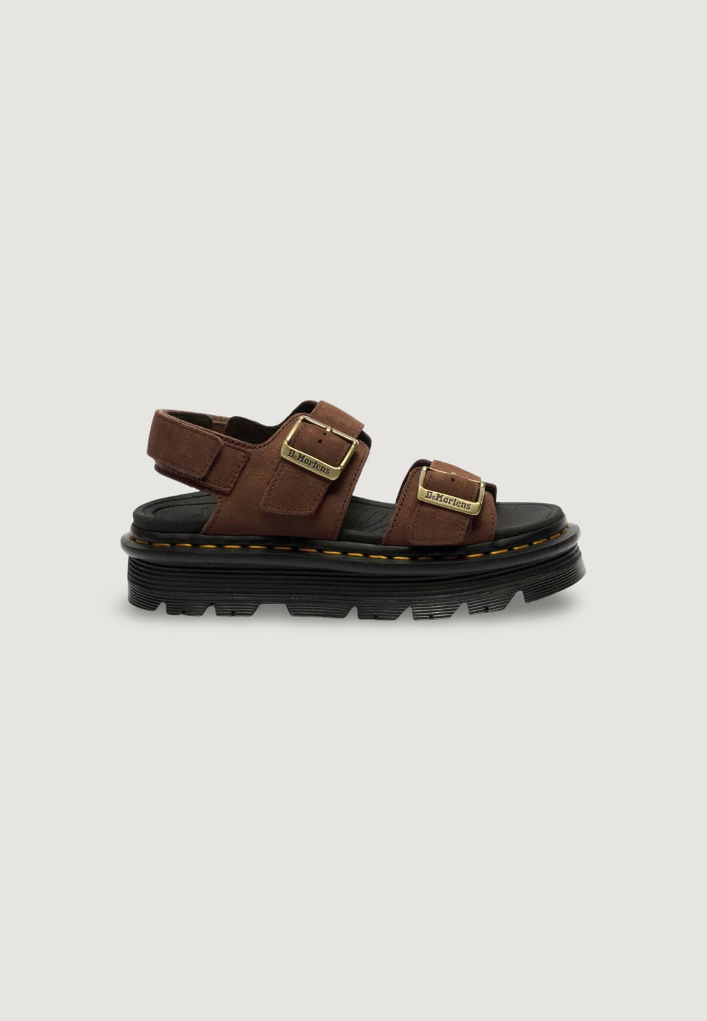 Sandali Dr. Martens Zebzag Sandal Sepia Brown Tumbled Nubuck