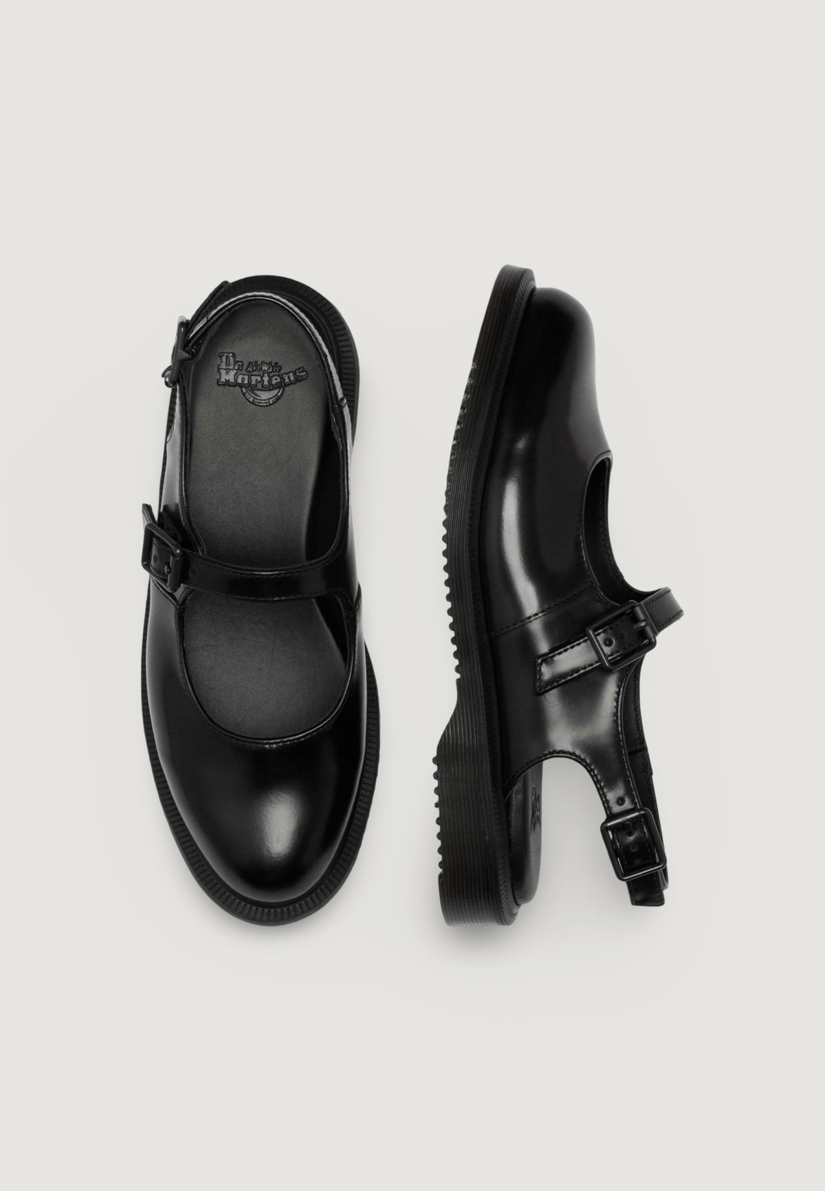 Sandali Dr. Martens Madaline Black Polished Smooth