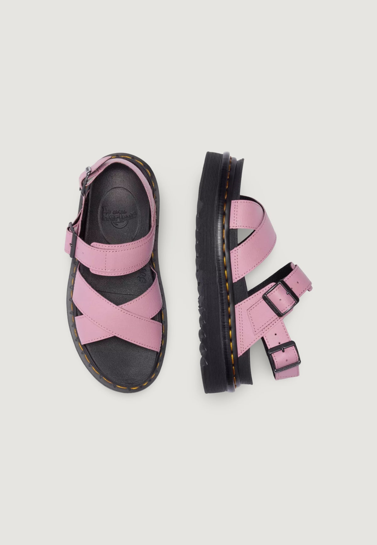 Sandali Dr. Martens Voss Ii Dusty Rose Athena