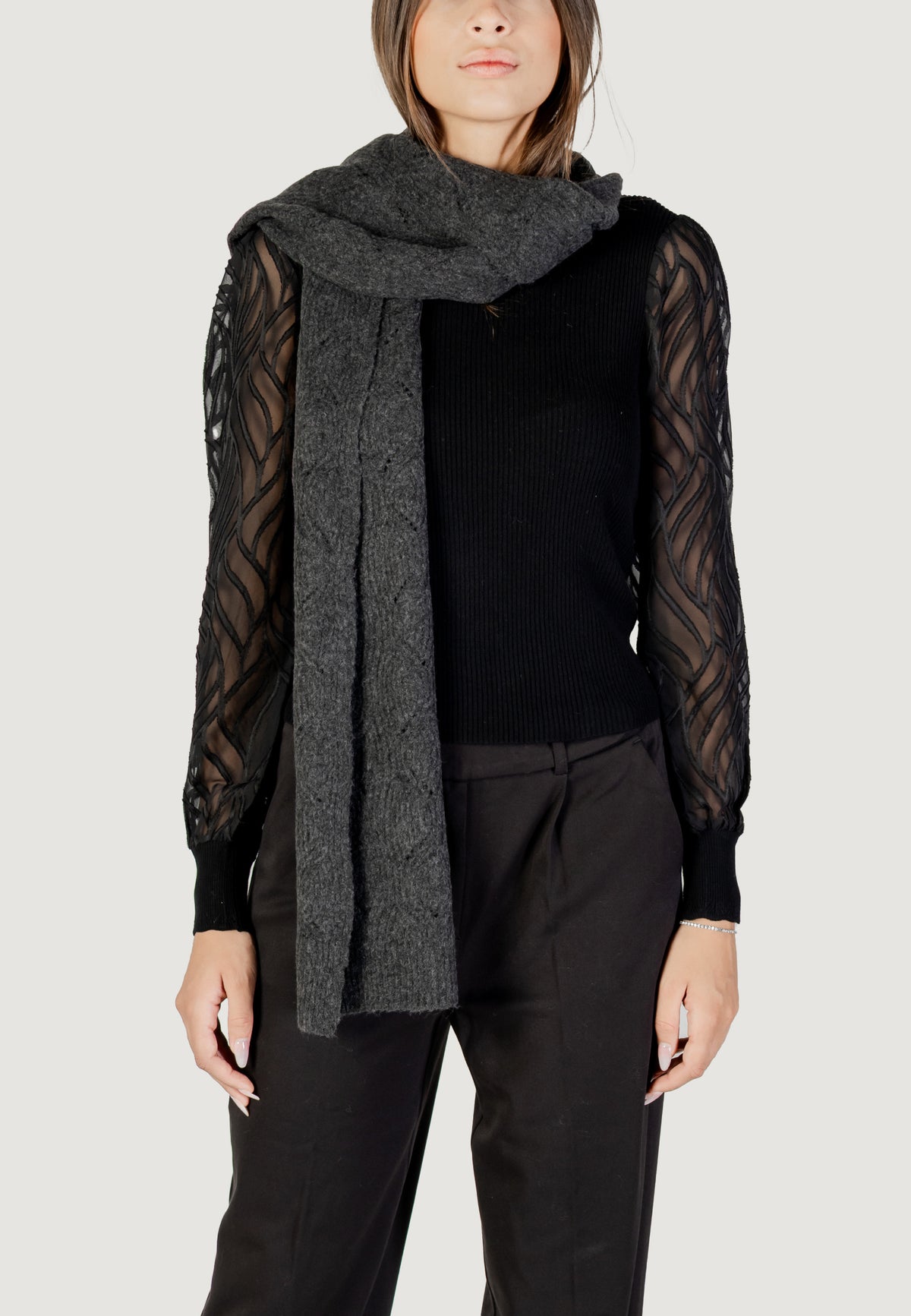 Sciarpa Only ONLAURORA STRUCTURED KNIT SCARF CC