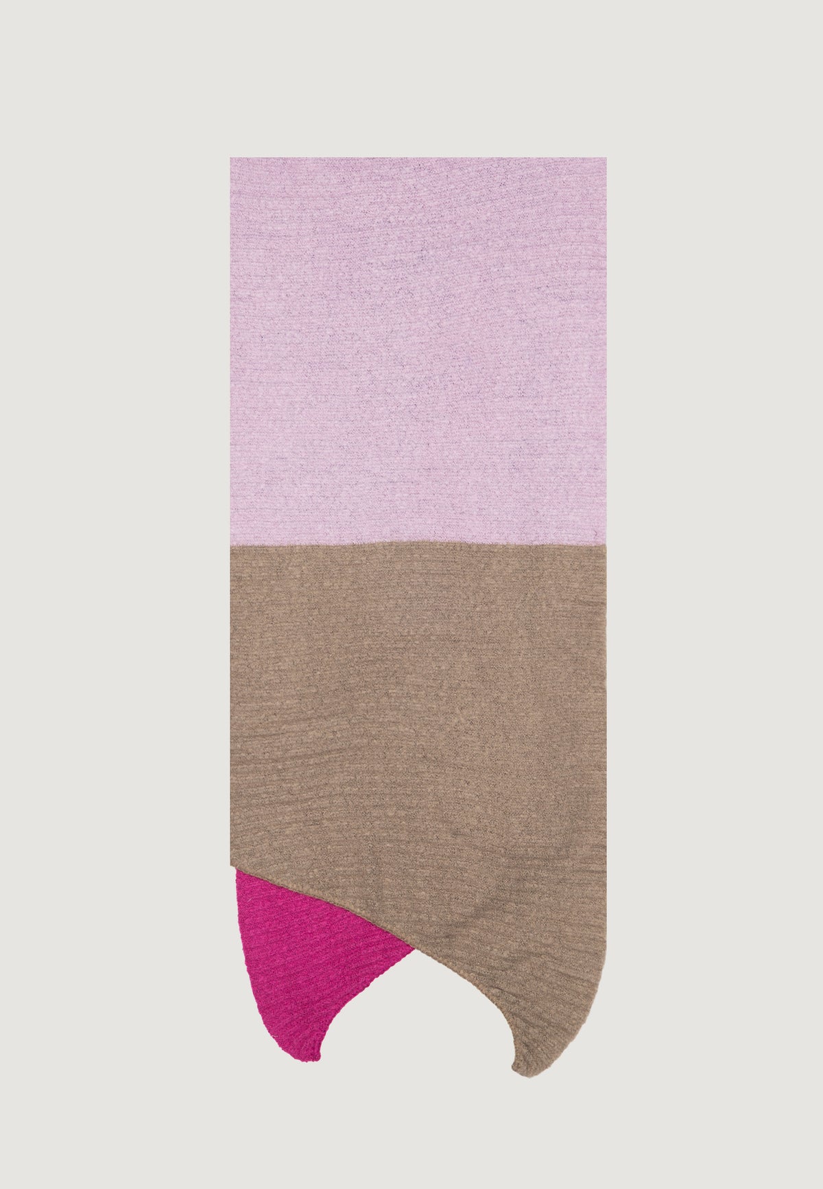 Scarf Pieces PCPYRON STRUCTUR NEW BLOCK LONG SCARF