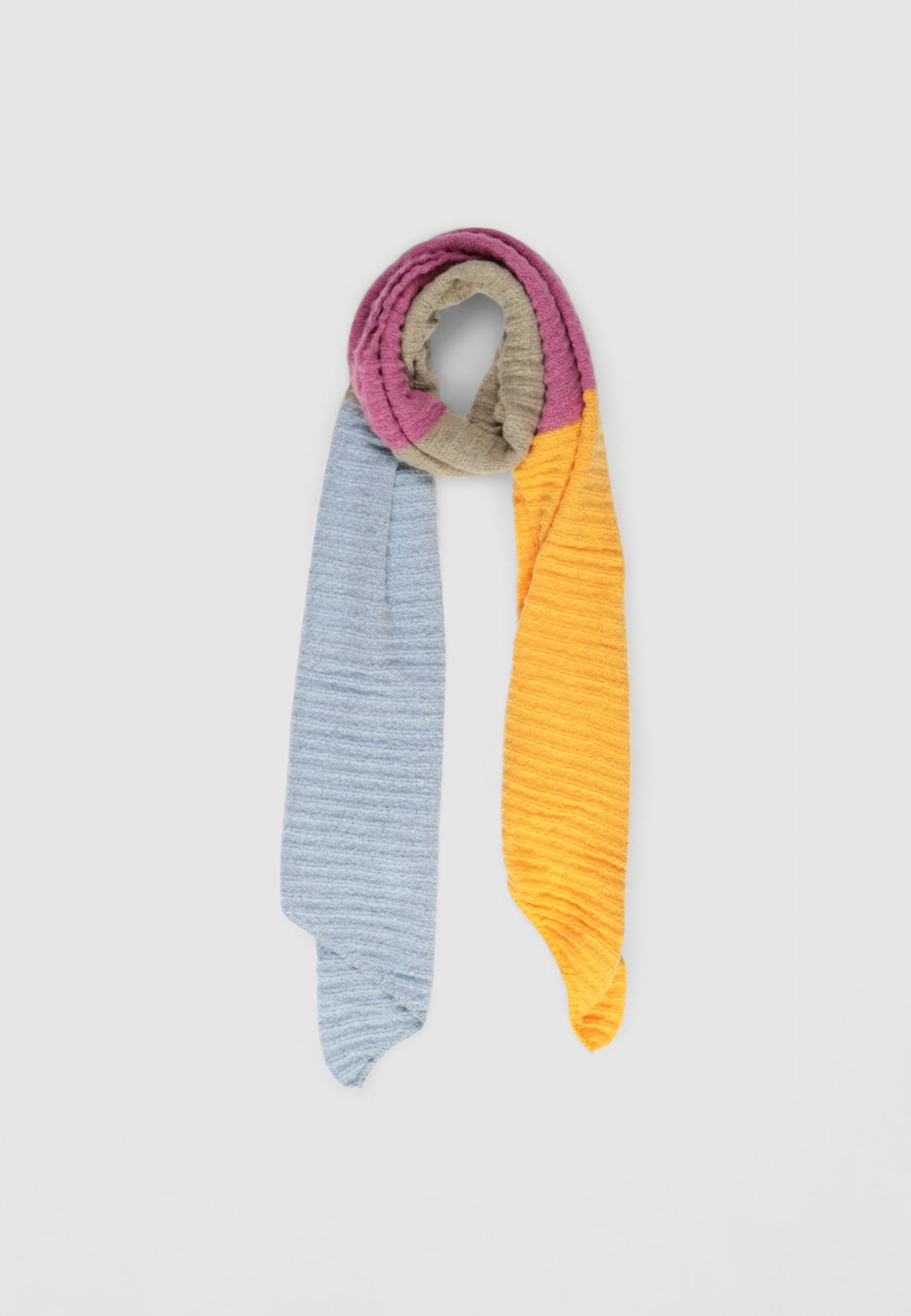 Sciarpa Pieces PCPYRON STRUCTUR NEW BLOCK LONG SCARF