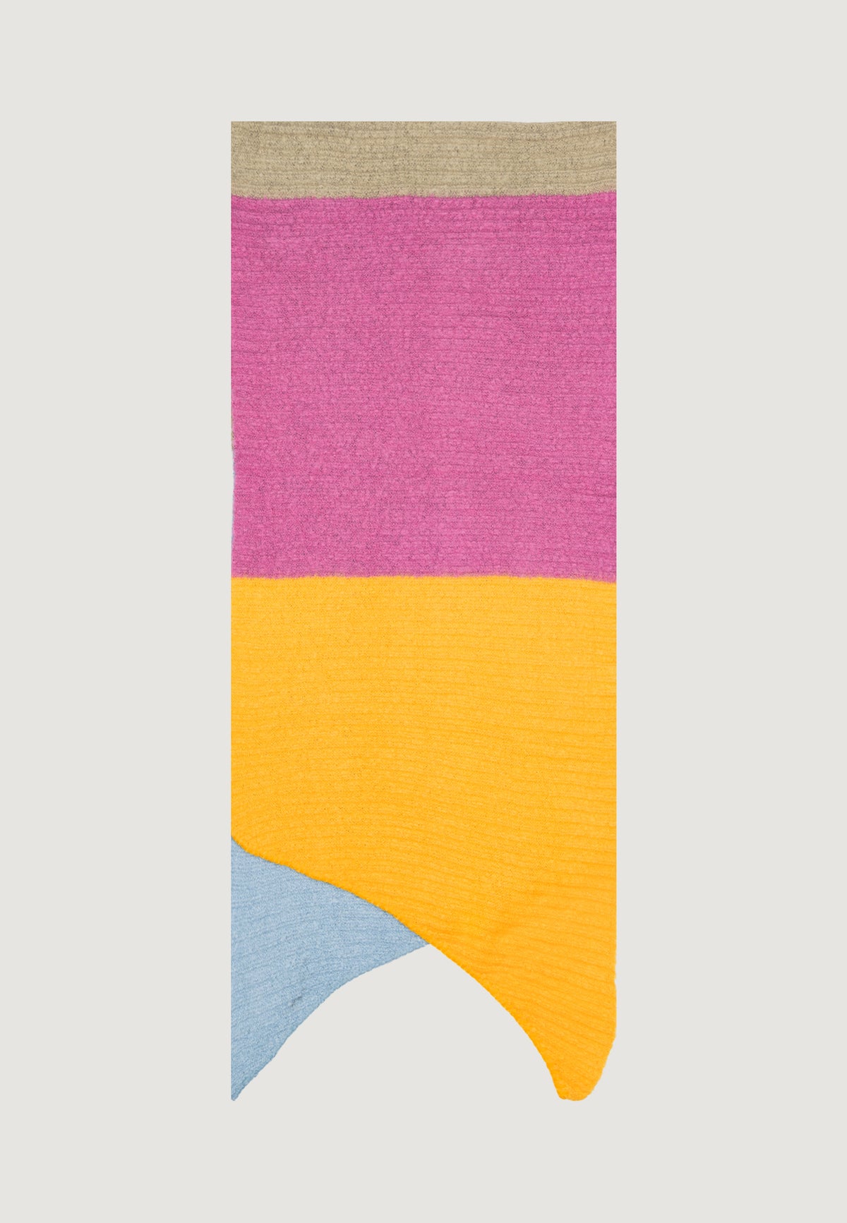 Scarf Pieces PCPYRON STRUCTUR NEW BLOCK LONG SCARF