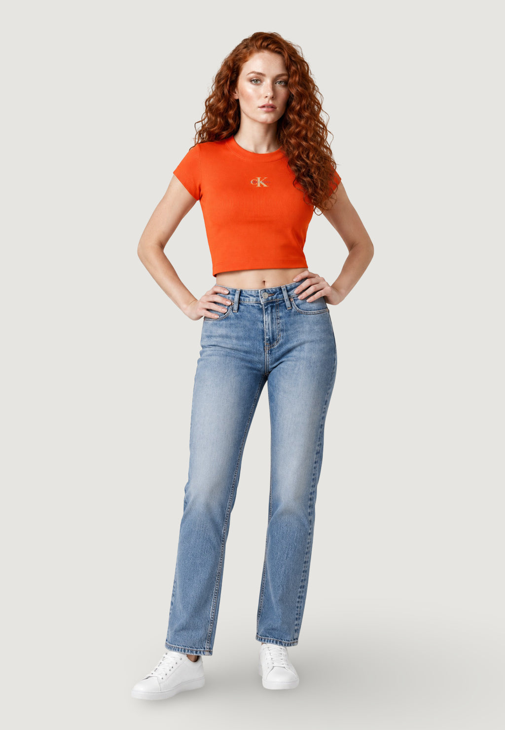 T-shirt Calvin Klein Jeans MONOGRAM BABY TEE
