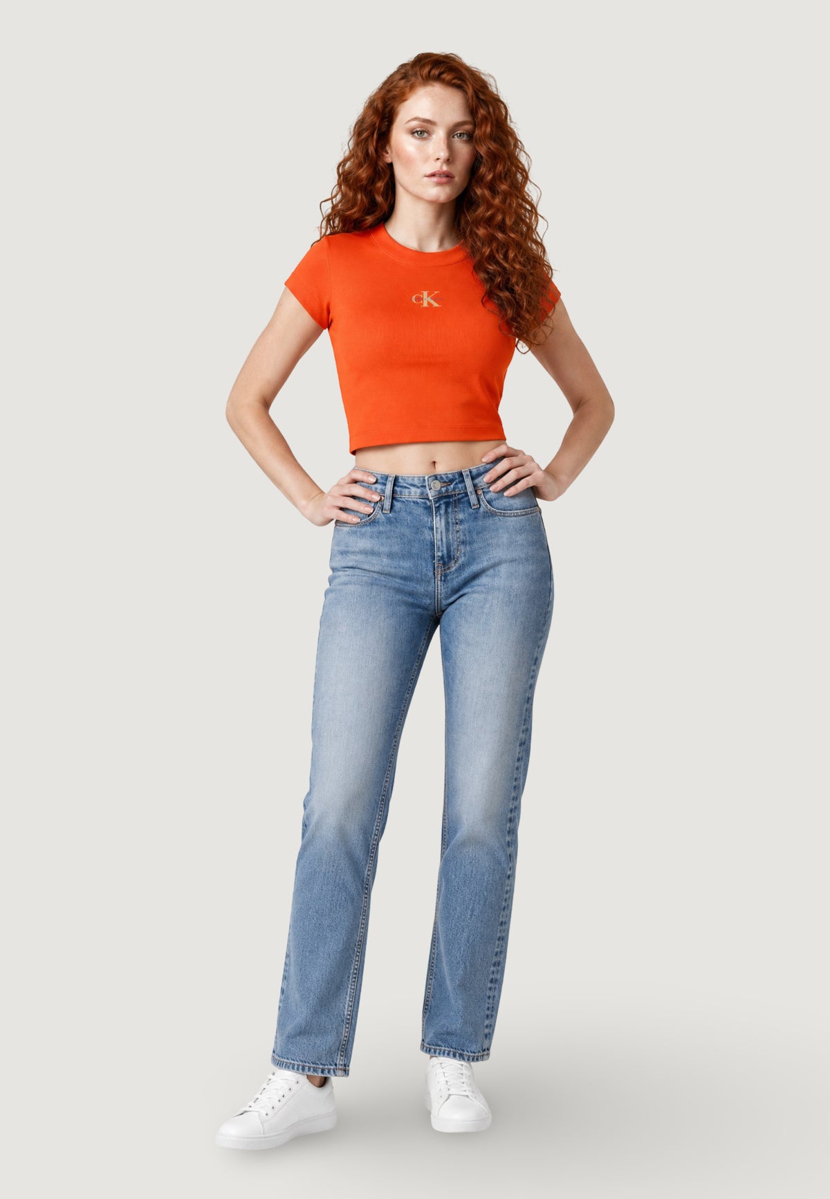T-shirt Calvin Klein Jeans MONOGRAM BABY TEE