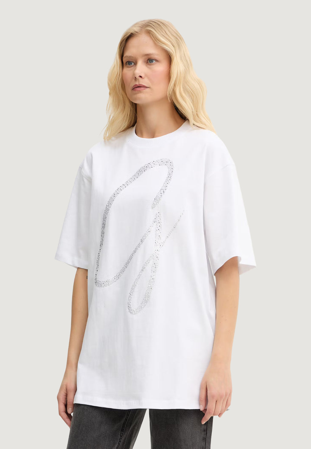 T-shirt Guess SS CN MAXI G STUDS TEE